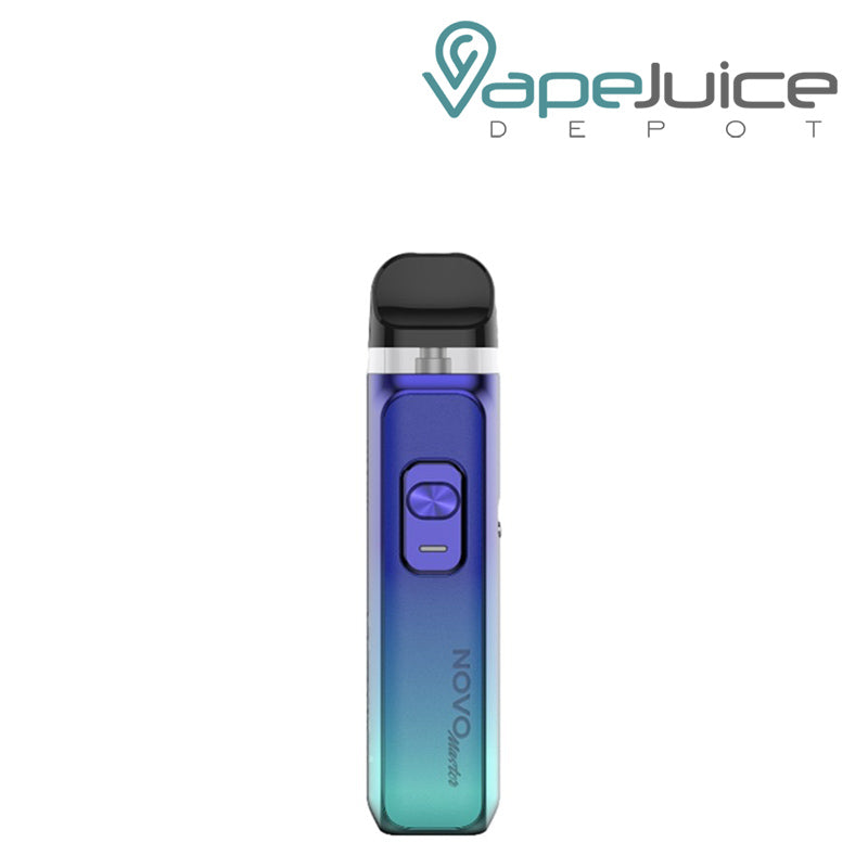 Cyan Blue SMOK Novo Master Kit with firing button - Vape Juice Depot