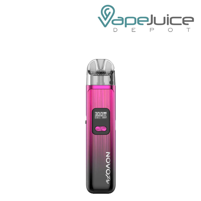 Pink Black SMOK Novo Pro Pod Kit with adjustment button - Vape Juice Depot