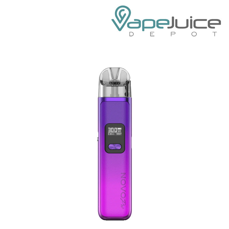 Purple Pink SMOK Novo Pro Pod Kit with adjustment button - Vape Juice Depot
