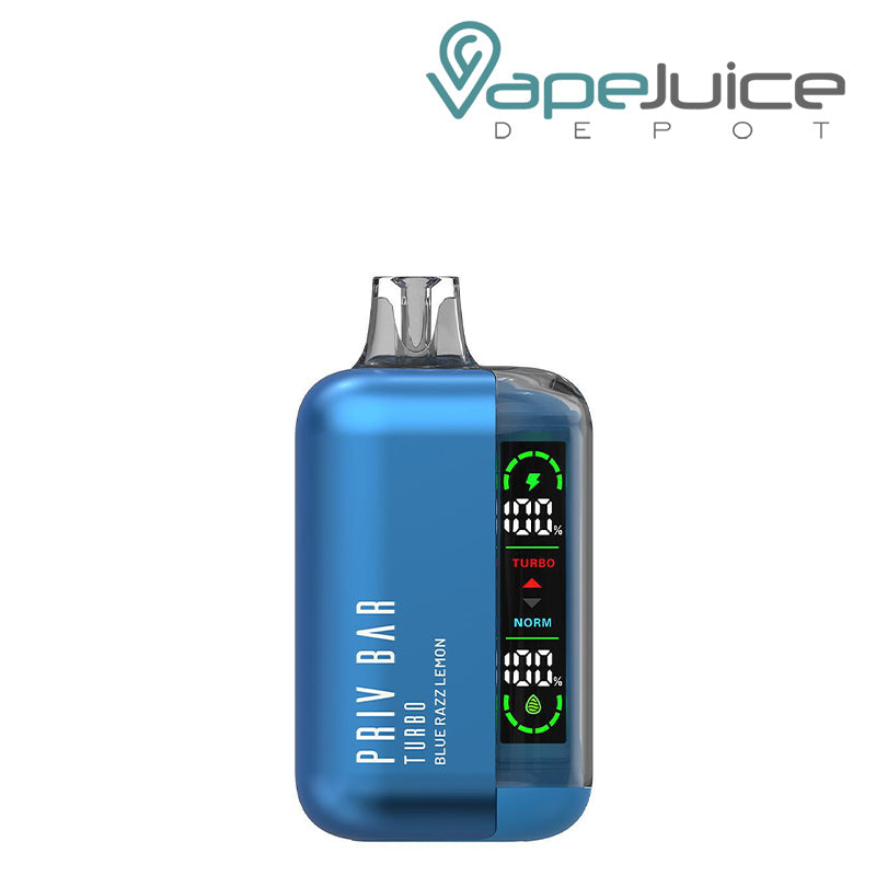 Blue Razz Lemon SMOK Priv Bar Turbo 15K Disposable with display screen - Vape Juice Depot