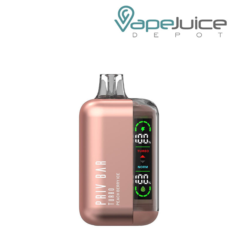 Peach Berry Ice SMOK Priv Bar Turbo 15K Disposable with display screen - Vape Juice Depot