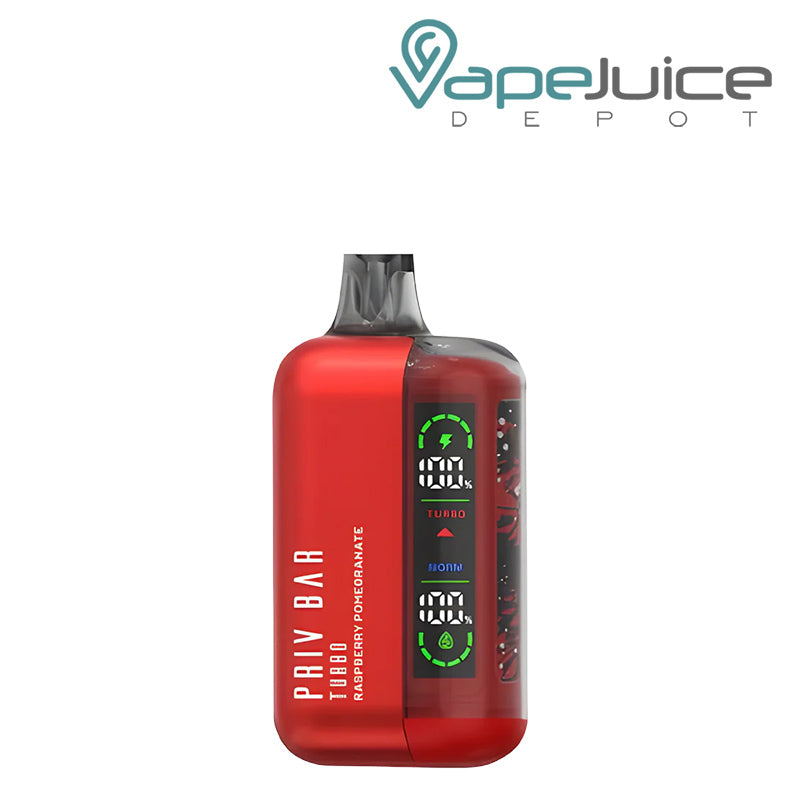 Raspberry Pomegranate SMOK Priv Bar Turbo 15K Disposable with display screen - Vape Juice Depot