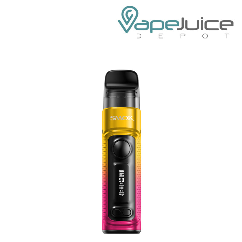 Pink Yellow SMOK RPM C Pod Kit with an OLED Screen - Vape Juice Depot