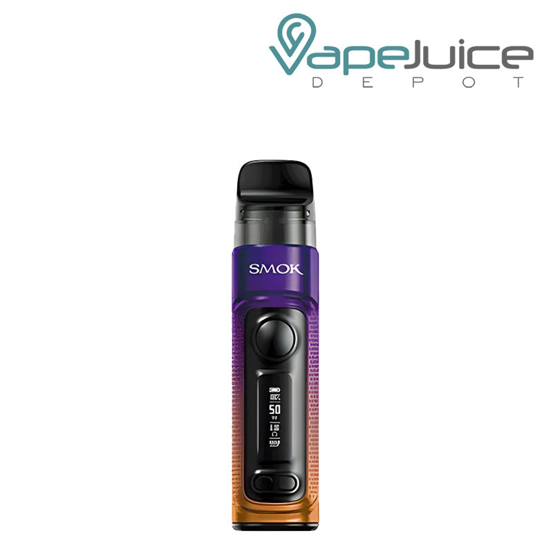 Purple Orange SMOK RPM C Pod Kit with an OLED Screen - Vape Juice Depot