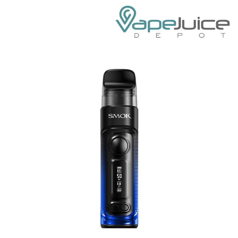 Transparent Blue SMOK RPM C Pod Kit with an OLED Screen - Vape Juice Depot