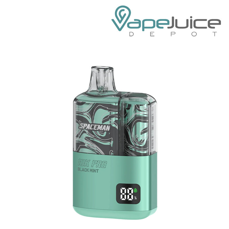 Black Mint SMOK Spaceman 10K Pro Disposable with a Display Screen - Vape Juice Depot