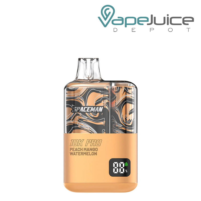 Peach Mango Watermelon SMOK Spaceman 10K Pro Disposable with a Display Screen - Vape Juice Depot