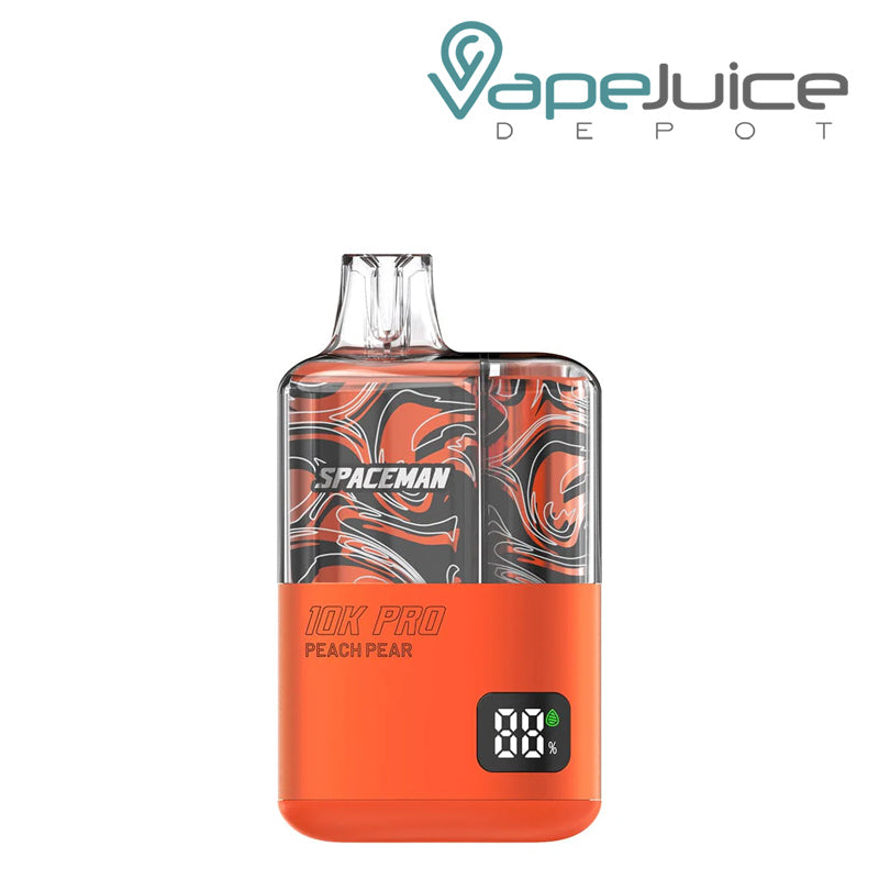 Peach Pear SMOK Spaceman 10K Pro Disposable with a Display Screen - Vape Juice Depot