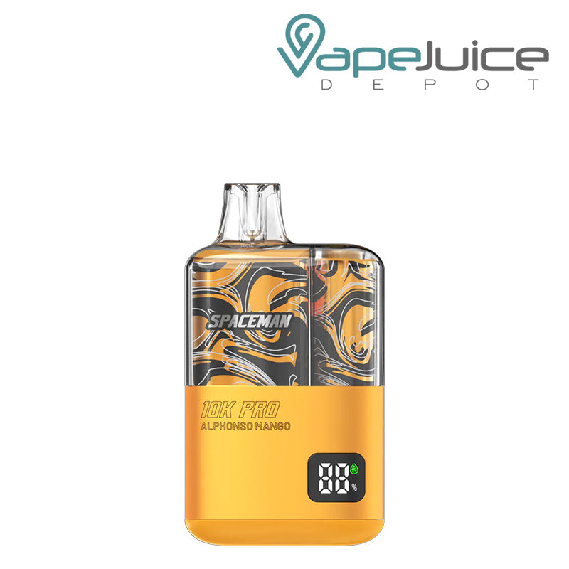 Alphonso Mango SMOK Spaceman 10K Pro Disposable with a Display Screen - Vape Juice Depot