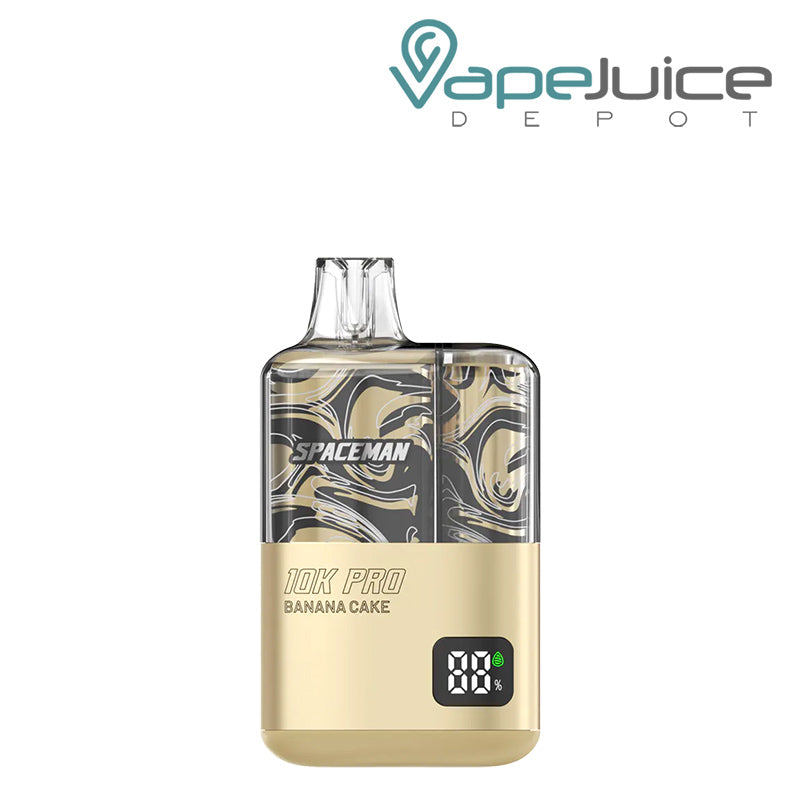 Banana Cake SMOK Spaceman 10K Pro Disposable with a Display Screen - Vape Juice Depot