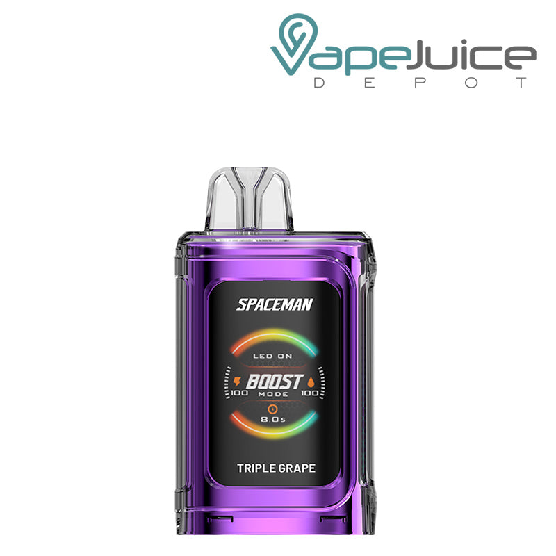 Triple Grape SMOK Spaceman Prism 20K Disposable with display screen - Vape Juice Depot