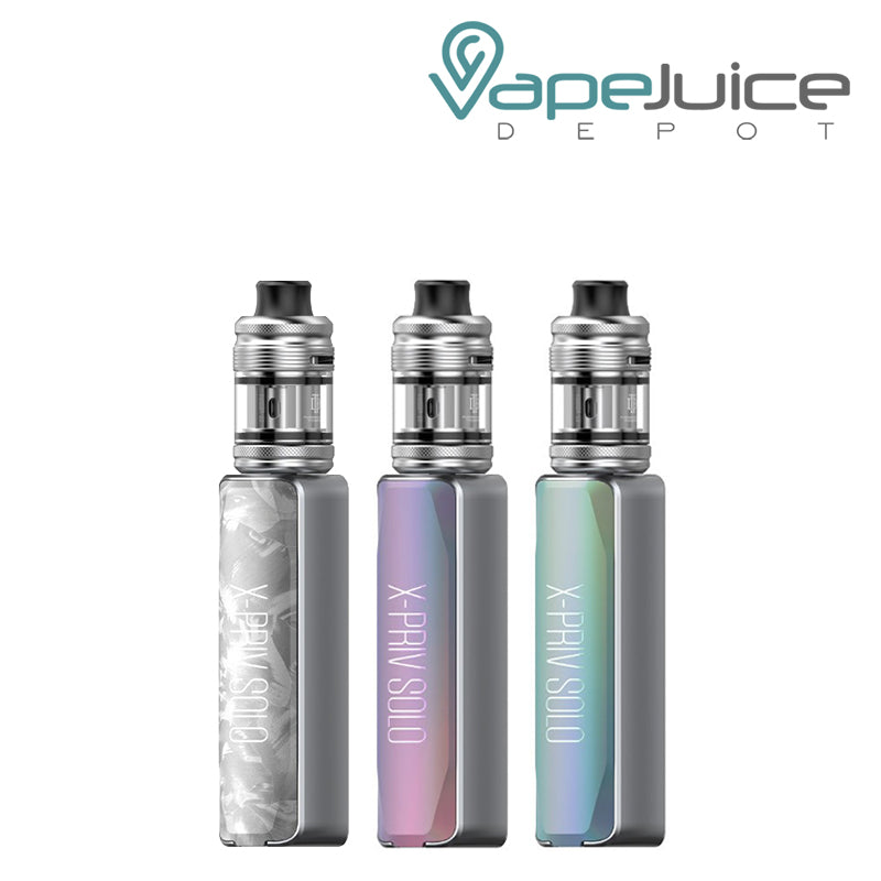 Three Colors of SMOK X-PRIV Solo Kit - Vape Juice Depot