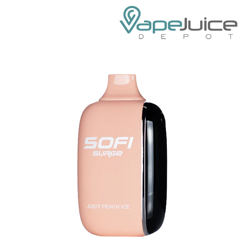 Juicy Peach Ice SOFI Surge 25000 Zero Nicotine Disposable with Indicator Battery and Firing Button - Vape Juice Depot