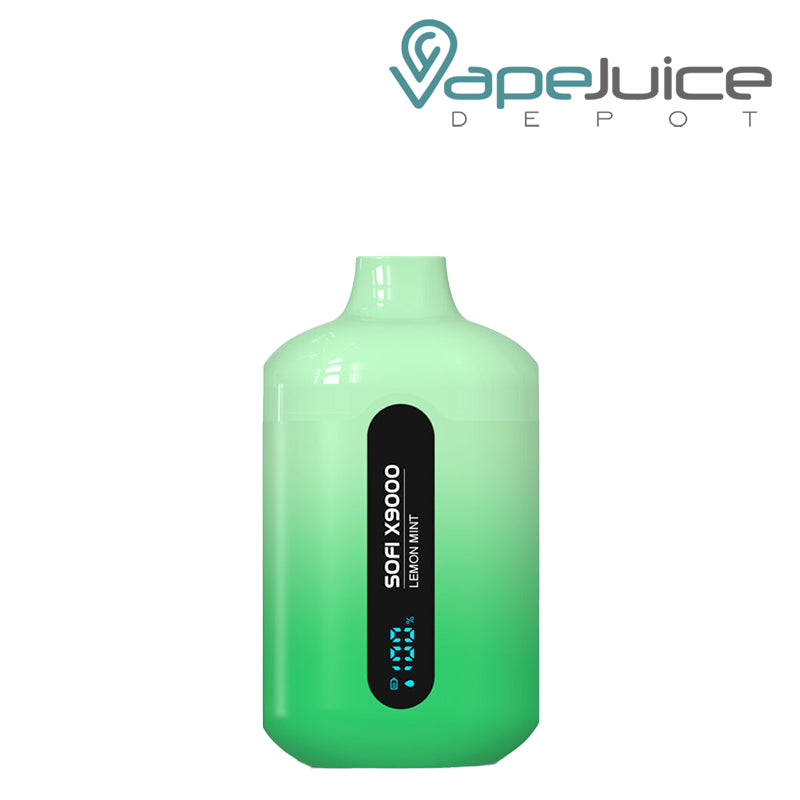 Lemon Mint SOFI X9000 Zero Nicotine Disposable - Vape Juice Depot