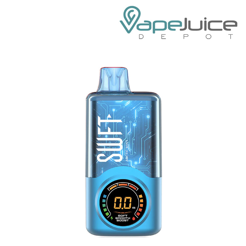 Arctic Mint SWFT Meta 30K Disposable with its display screen - Vape Juice Depot