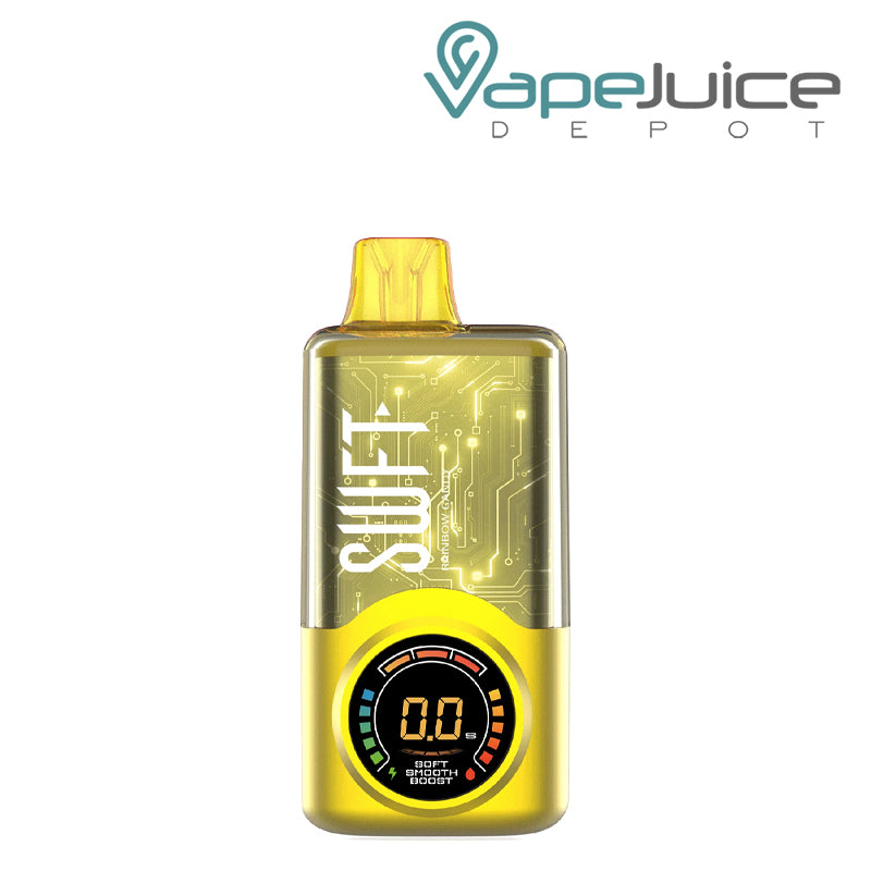 Rainbow Candy SWFT Meta 30K Disposable with its display screen - Vape Juice Depot