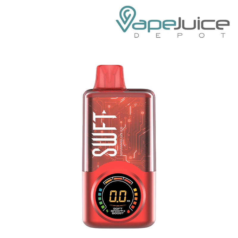 Straw Melon Ice SWFT Meta 30K Disposable with its display screen - Vape Juice Depot