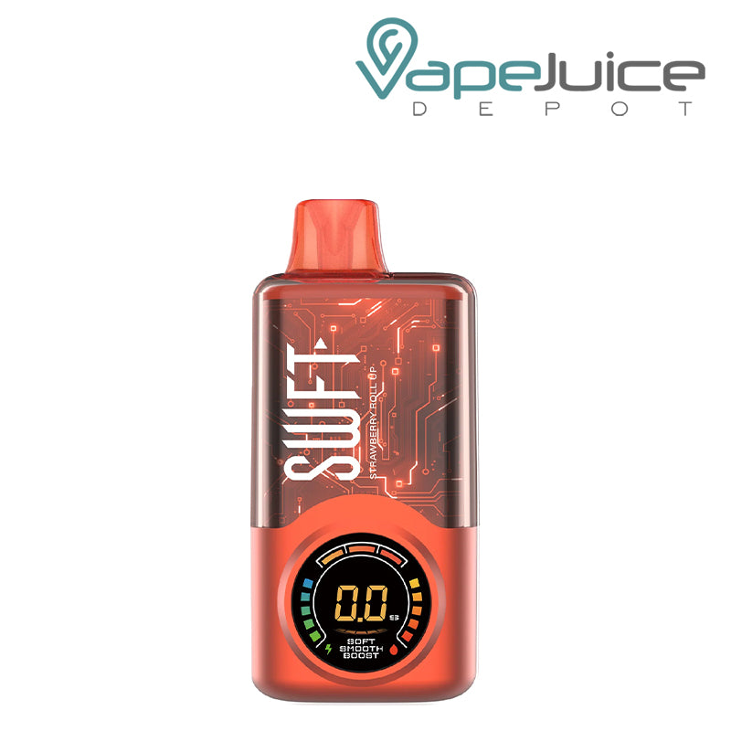 Strawberry Roll Up SWFT Meta 30K Disposable with its display screen - Vape Juice Depot