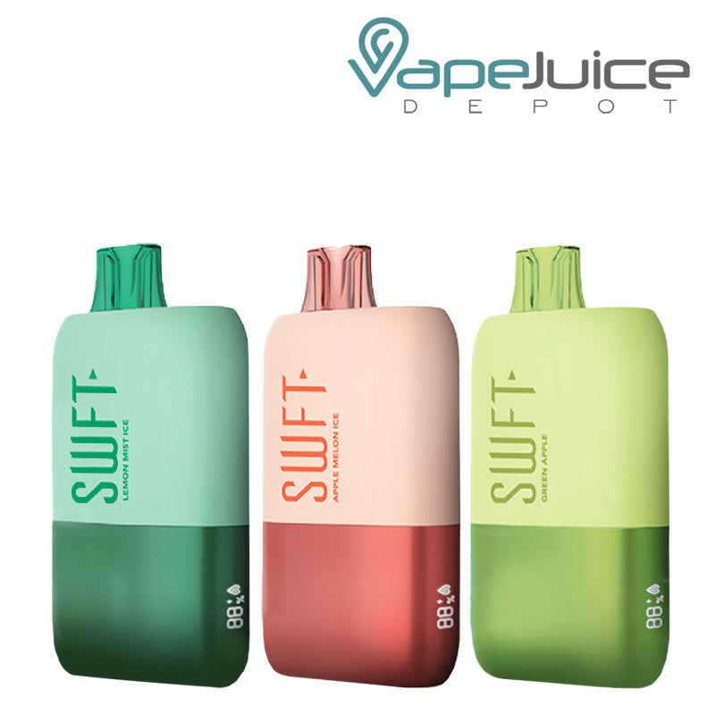 Three flavors of SWFT iCON Smart Disposable - Vape Juice Depot