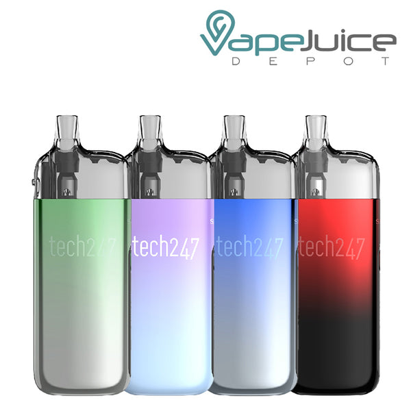 Four Colors of SMOK Tech247 Pod System - Vape Juice Depot