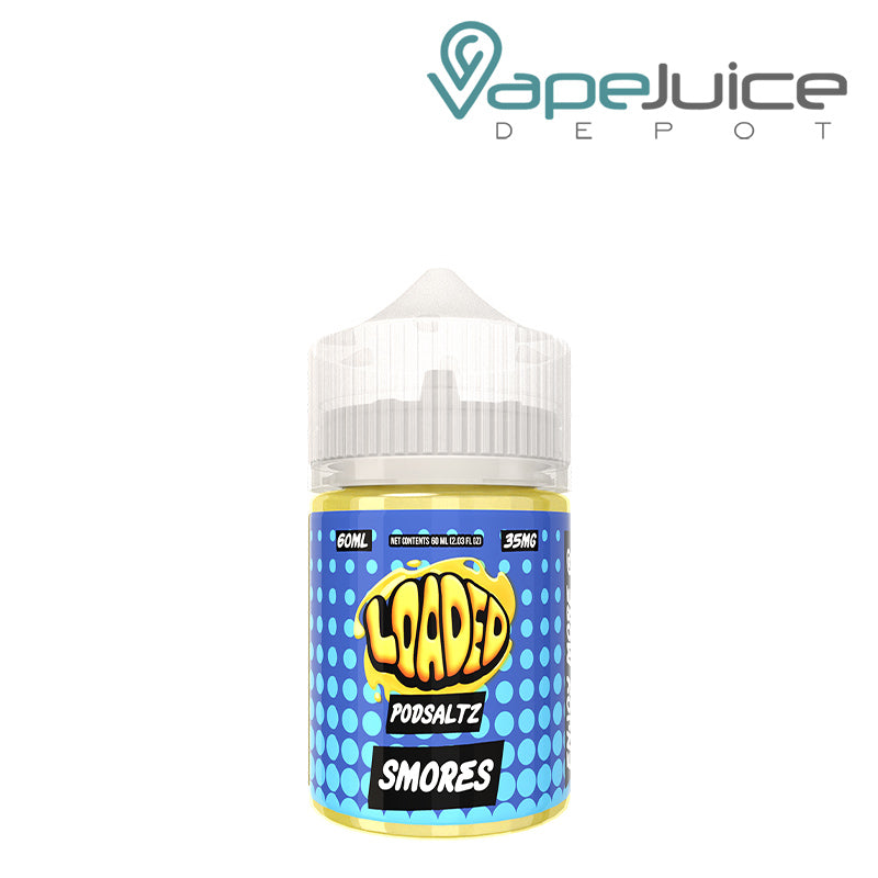 A 60ml bottle of Smores LOADED Salts - Vape Juice Depot