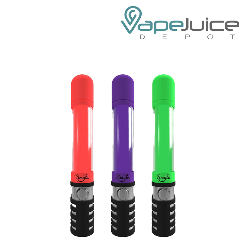 Three Colors of Smyle Penjamin Danksaber Cartridge Battery - Vape Juice Depot