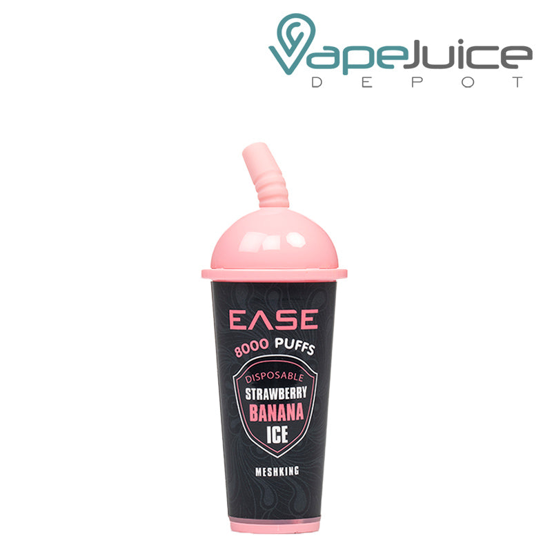 Strawberry Banana Ice Snowwolf Ease 8000 Disposable - Vape Juice Depot