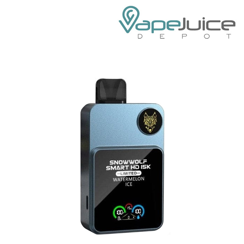 Watermelon Ice Snowwolf Smart HD 15K Disposable Vape with a display screen - Vape Juice Depot