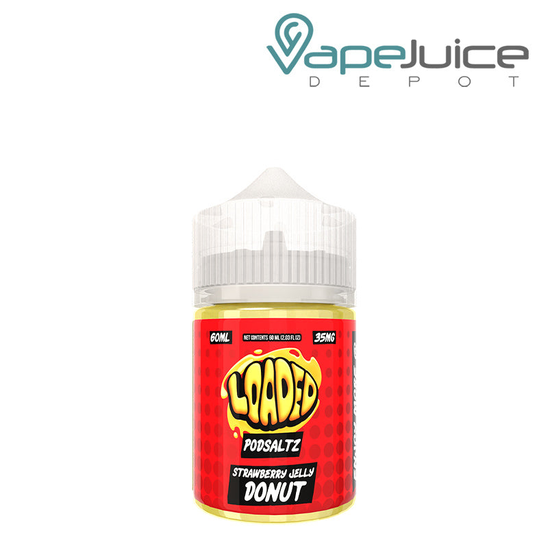 A 60ml bottle of Strawberry Jelly Donut LOADED Salts - Vape Juice Depot