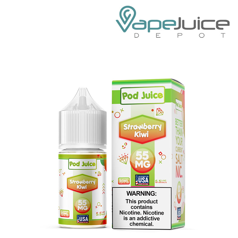 Strawberry Kiwi Pod Juice TFN Salt $11.98 Strawberry Kiwi Pod Juice TFN Salt $11.98