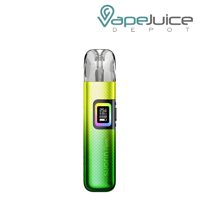 Green Plum Suorin Fero Pod System with display screen - Vape Juice Depot