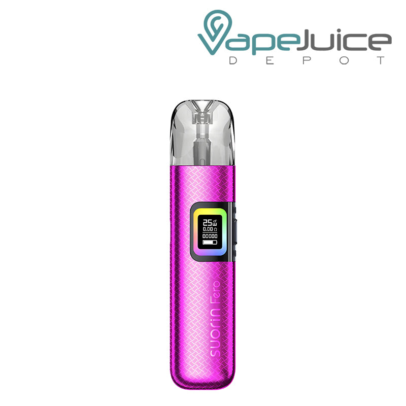 Pink Lady Suorin Fero Pod System with display screen - Vape Juice Depot