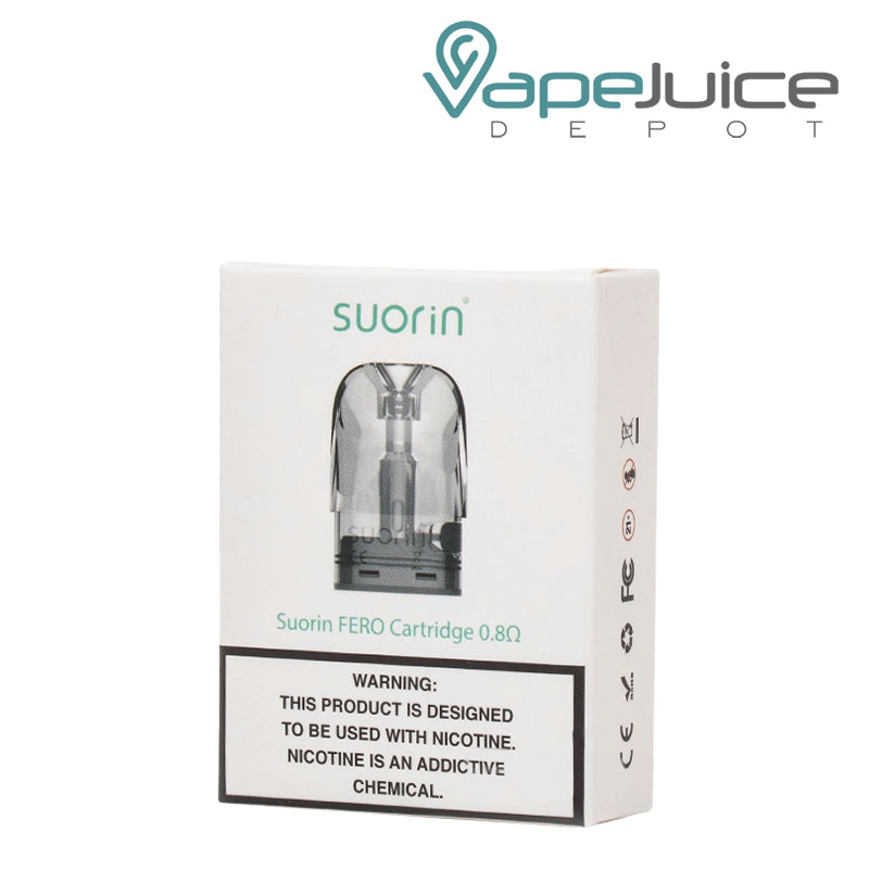 A Box of Suorin Fero Replacement Pods 0.8ohm - Vape Juice Depot