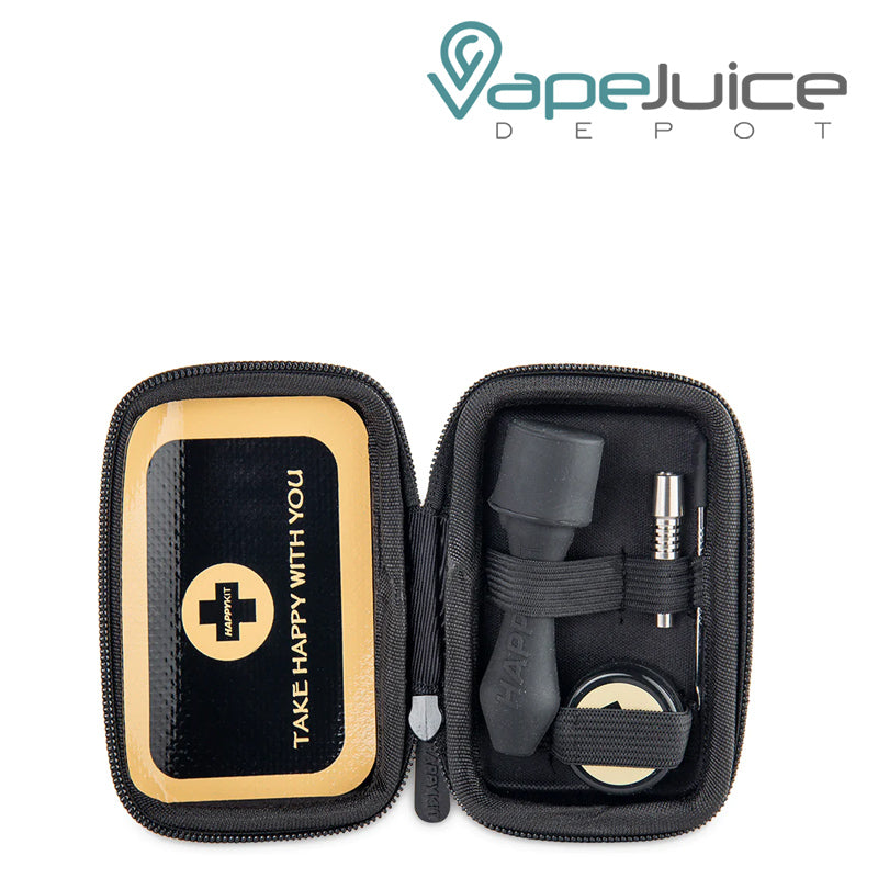 Opened case of The Happy Dab Kit Mini Beige - Vape Juice Depot