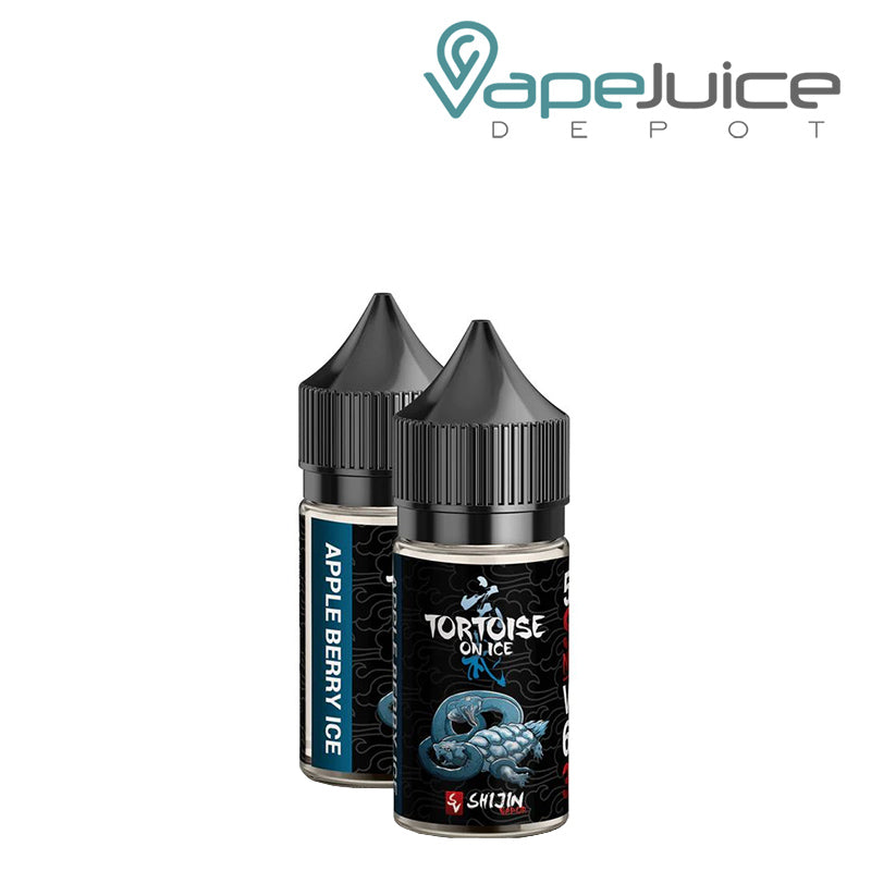 A 30ml bottle of Tortoise On Ice Salt Nic Shijin Vapor - Vape Juice Depot