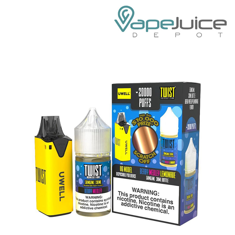 Uwell V6 Disposable Device + Berry Lemonade  Daddy’s Vapor 30mL - Vape Juice Depot