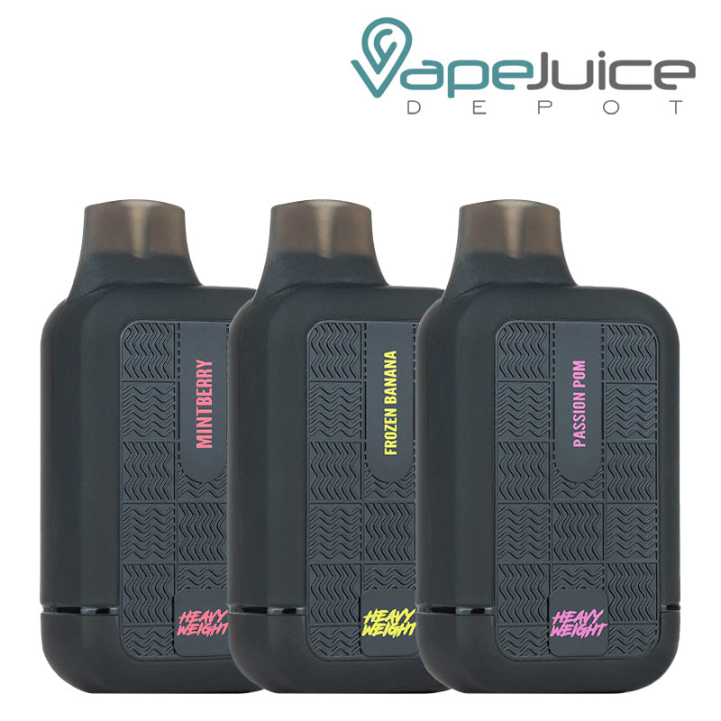 Three flavors of Tyson 2.0 Heavyweight 7000 Disposable - Vape Juice Depot