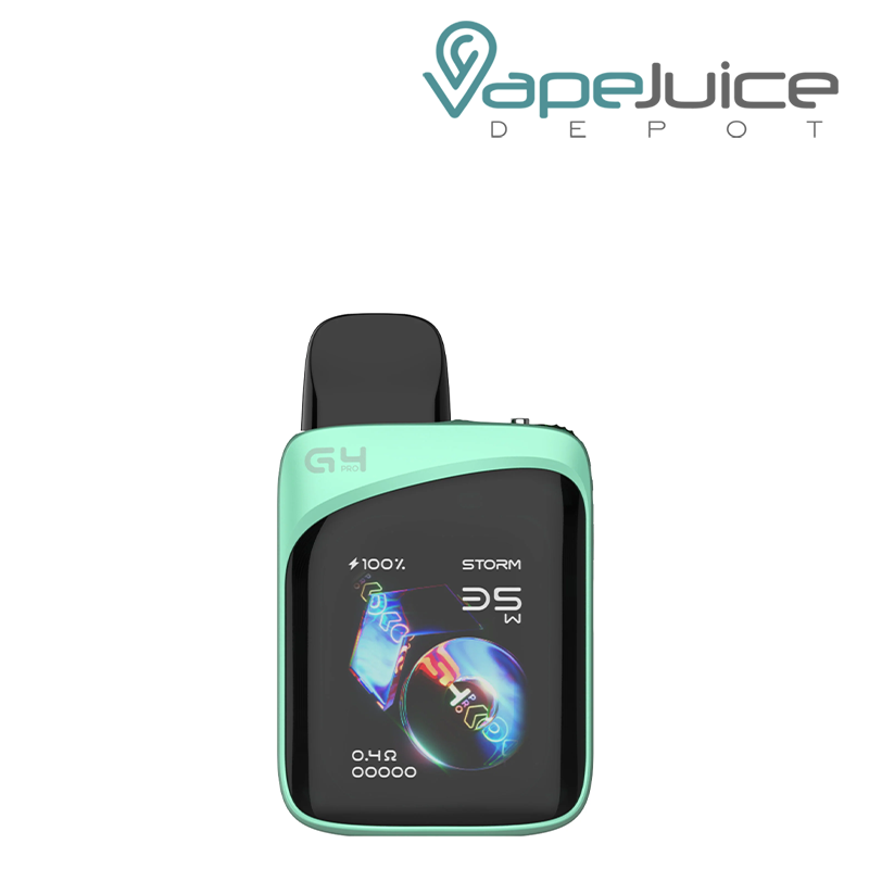 Light Green UWELL Caliburn G4 Pro KOKO Pod System with touchscreen - Vape Juice Depot 