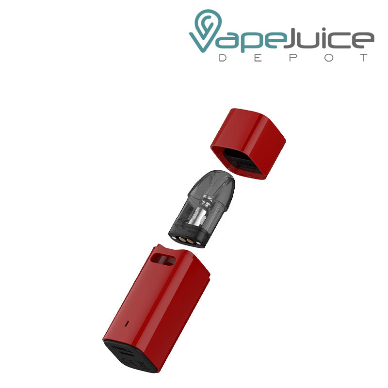 Parts of the UWELL Caliburn AZ3 Grace Pod System - Vape Juice Depot