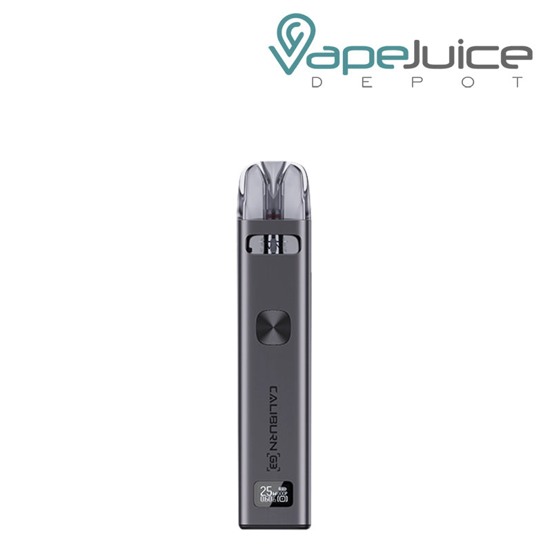 Gray UWELL Caliburn G3 Pod System Kit with OLED Display - Vape Juice Depot