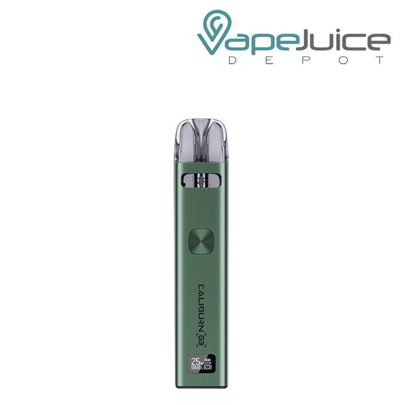 Green UWELL Caliburn G3 Pod System Kit with OLED Display - Vape Juice Depot
