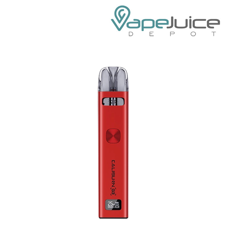 Red UWELL Caliburn G3 Pod System Kit with OLED Display - Vape Juice Depot