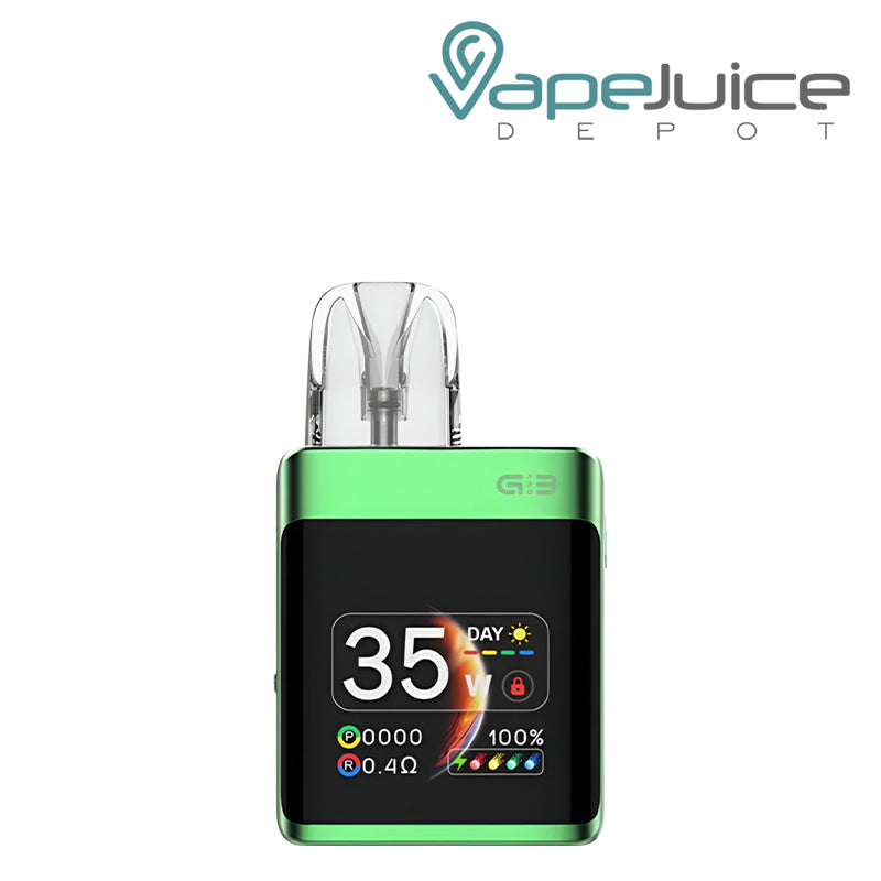 Emerald Green UWELL Caliburn G3 Pro Koko Pod System with display screen - Vape Juice Depot