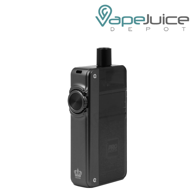 Side view of Iron Gray UWELL Crown B Pod System - Vape Juice Depot