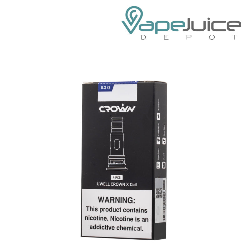 A Box of 0.3ohm UWELL Crown X Replacement Coils - Vape Juice Depot