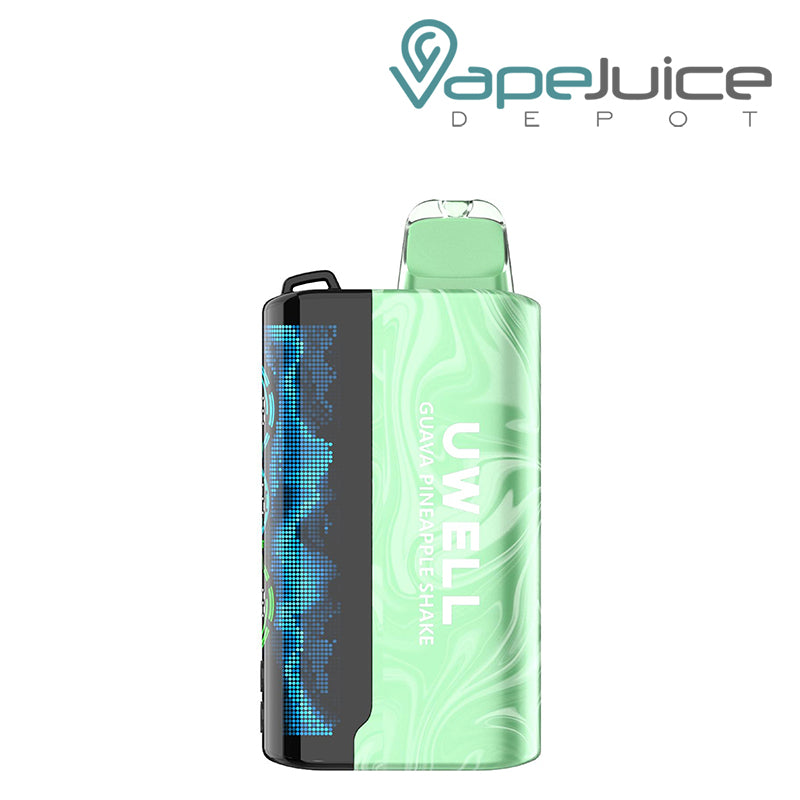 A guava pineapple shake Uwell Koko 60k disposable with a 3D curved display screen - Vape Juice Depot