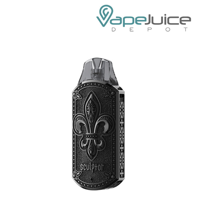 Side view of Black UWELL Sculptor Pod System - Vape Juice Depot