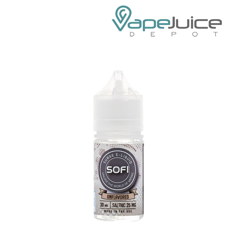 A 30ml bottle of Unflavored Sofi Surge Salts - Vape Juice Depot