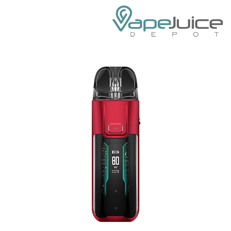 Red Vaporesso LUXE XR Max Pod Mod Kit with display screen - Vape Juice Depot