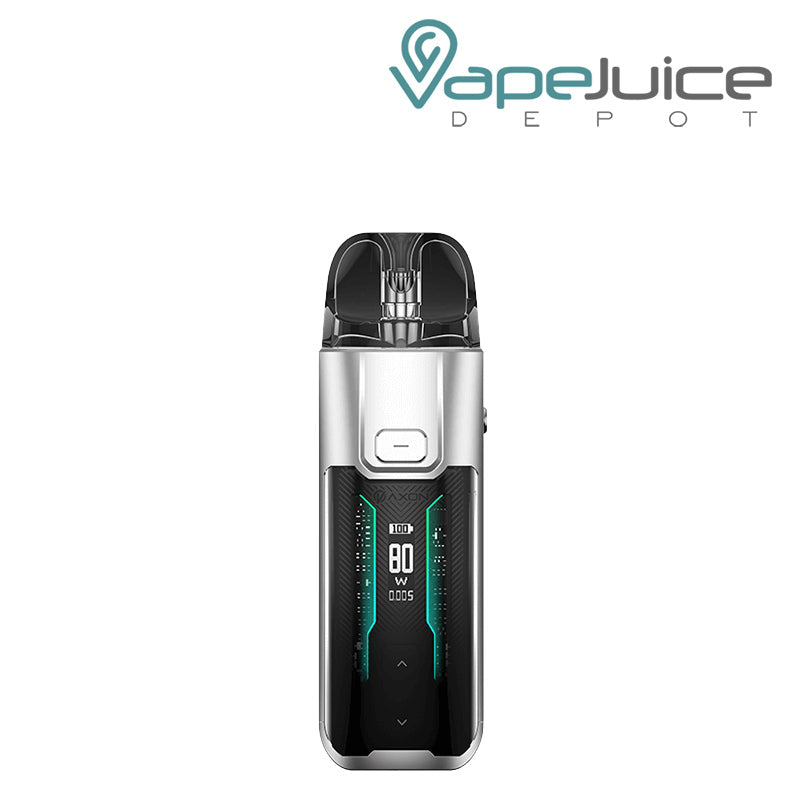 Silver Vaporesso LUXE XR Max Pod Mod Kit with display screen - Vape Juice Depot